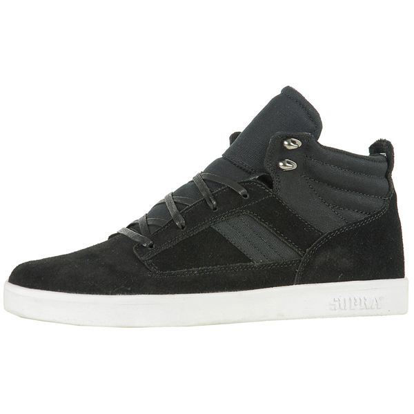 Supra Mens Bandit Mid Skate Shoes - Black | Canada N6071-3F22